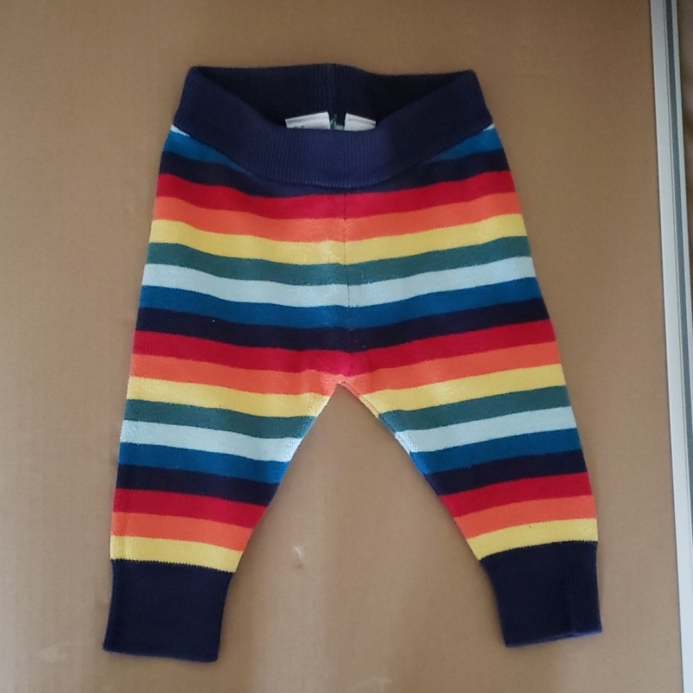 Hanna Andersson rainbow striped pants 70cm 6-12mon